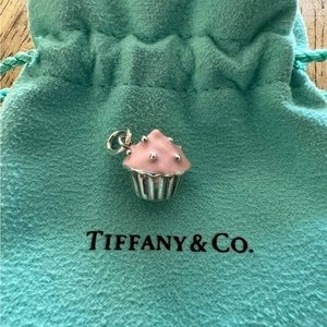 Authentic Tiffany & Co Pink Cupcake Charm